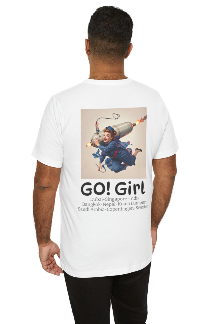 The famous GO! t-shirt